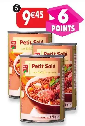 Maximo Lot de 3 boîtes 1 2 de petit salé aux lentilles offre