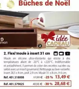 Mathon Prof - flexi'moule à insert 31 cm offre