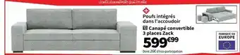 Canape convertible 3 places 2
