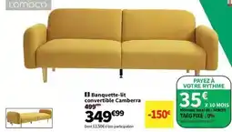 Conforama Lomoco - banquette-lit convertible camberra offre