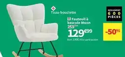 Conforama Fauteuil à bascule moon offre