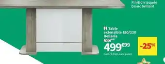 Conforama Table extensible offre