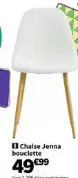 Conforama Chaise jenna bouclette offre