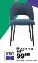 Conforama Chaise naig offre