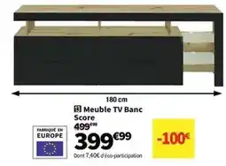 Conforama Meuble tv banc offre