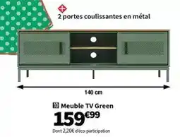 Conforama Meuble tv green offre