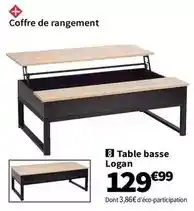 Conforama Table basse logan offre