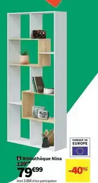 Conforama Bibliothèque nina offre