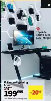 Conforama Ariel - fauteuil gaming offre