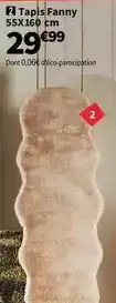 Conforama Tapis fanny 55x160 cm offre