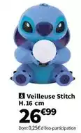 Conforama Stitch - veilleuse h.16 cm offre
