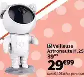 Conforama Veilleuse astronaute h.25 offre