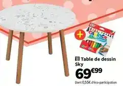 Conforama Table de dessin offre