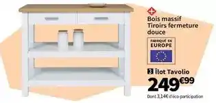 Conforama Bois tiroirs fermeture douce offre