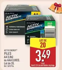 ALDI Piles aa (lr6) ou aaa (lr03) offre