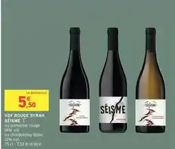 Intermarché Vdf rouge syrah offre