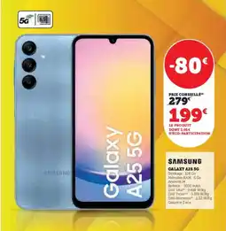 Super U Samsung galaxy a25 5g offre
