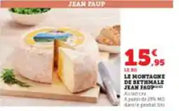 Super U Le montagne de bethmale jean faup offre