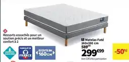 Conforama Matelas futé offre