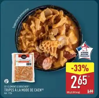 ALDI Boucherie st-clément - tripes a la mode de caen offre
