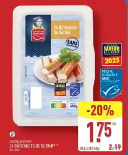 ALDI Golden seafood - 24 batonets de surimi offre
