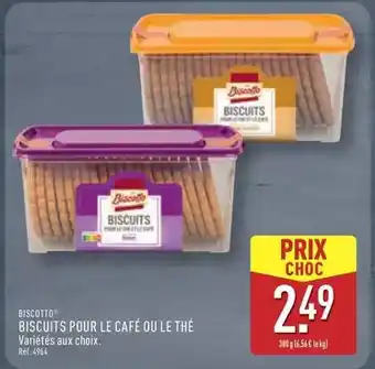 ALDI Biscotto pour le cafe ou le the offre