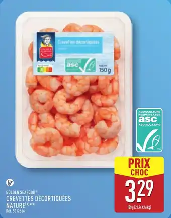 ALDI Crevettes décortiquées nature offre