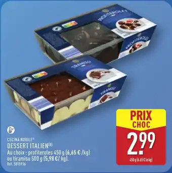 ALDI Dessert italien offre
