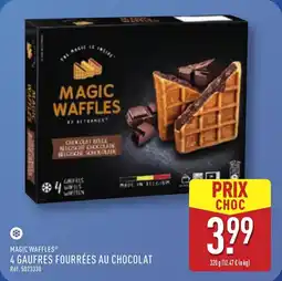 ALDI 4 gaufres fourrées au chocolat offre