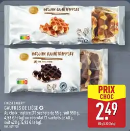 ALDI Gaufres de liège offre