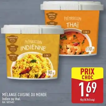 ALDI Mélange cuisine du monde offre