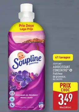 ALDI Soupline adoucissant concentré offre