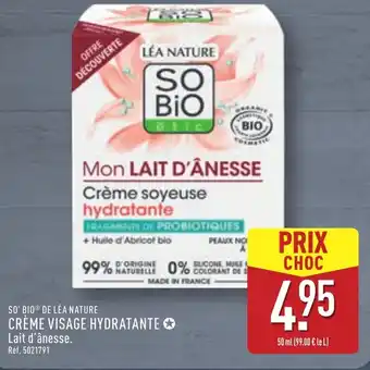 ALDI Crème visage hydratante offre