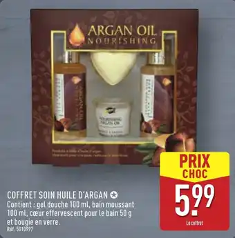 ALDI Coffret soin huile d'argan offre