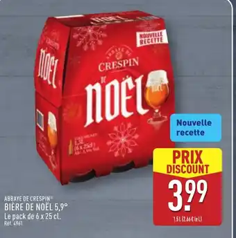 ALDI Bière de noël 5,9 offre