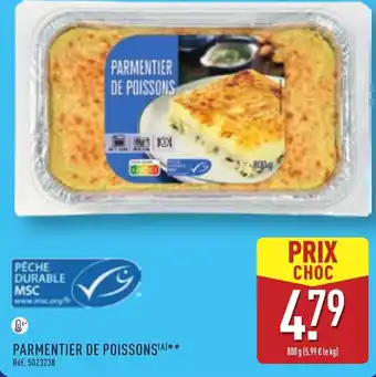 ALDI Parmentier de poissons offre