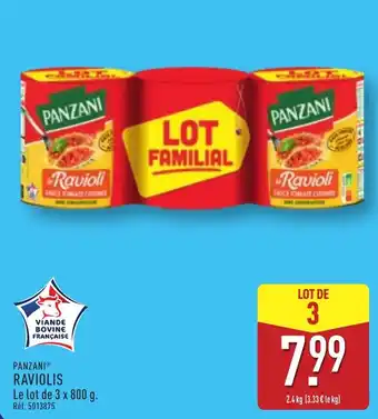 ALDI Panzaniⓡ raviolis offre
