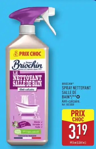 ALDI Spray nettoyant salle de bain offre