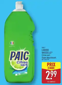 ALDI Liquide vaisselle offre