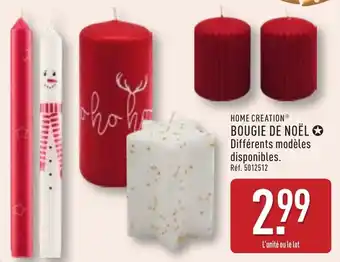 ALDI Bougie de noël offre