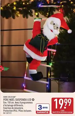 ALDI Père noël suspendu led offre