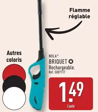 ALDI Nola briquet offre