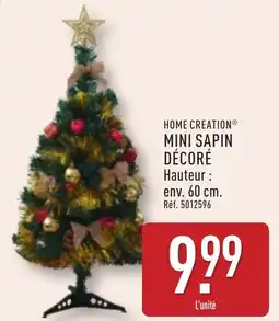 ALDI Mini sapin décoré offre