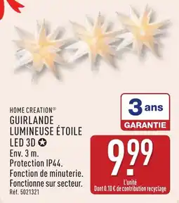 ALDI Guirlande lumineuse étoile offre