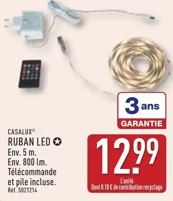 ALDI Casalux ruban led offre