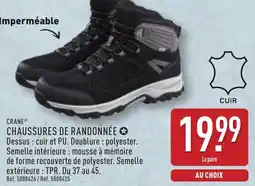 ALDI Crane chaussures de randonnée offre