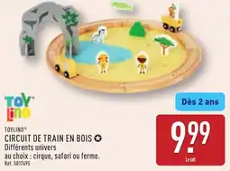 ALDI Toylino circuit de train en bois offre