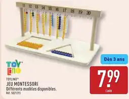 ALDI Toylino jeu montessori offre