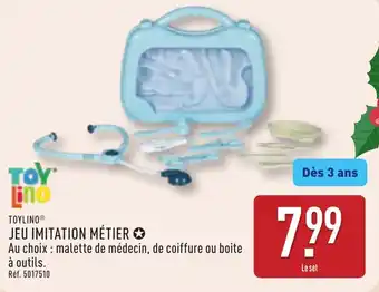 ALDI Toylino jeu imitation métier offre