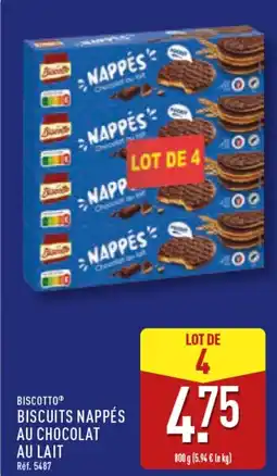 ALDI Biscuits nappés au chocolat au lait offre